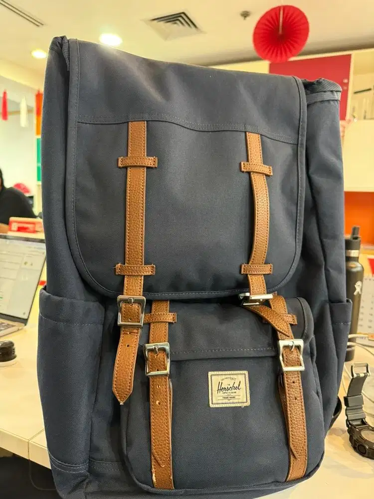 Herschel Backpack Navy 28L - Tas Ransel - Original