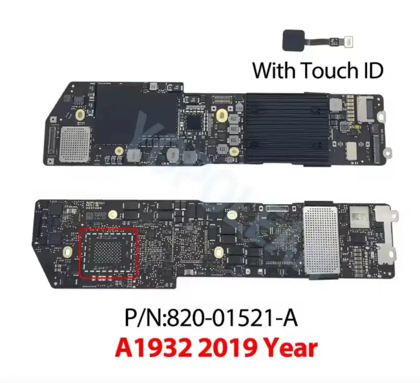 Logic board Macbook Air 2019 13 Model A1932 Not M1 include finger