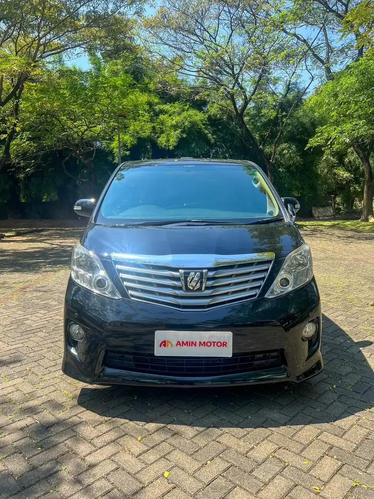 (KM 69rb) Toyota Alphard S A/T 2010 2.4 Hitam Not G