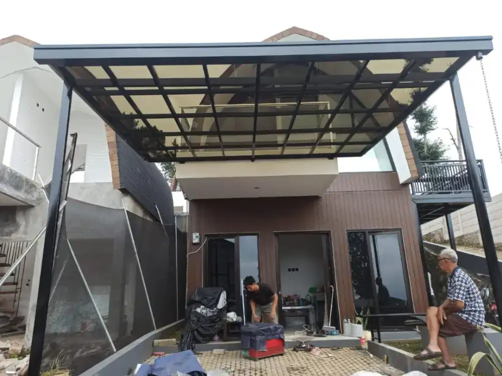 Kanopi minimalis modern