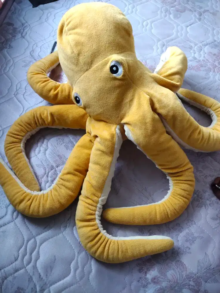 jual murah boneka gurita anak perempuan ikea jumbo octopus