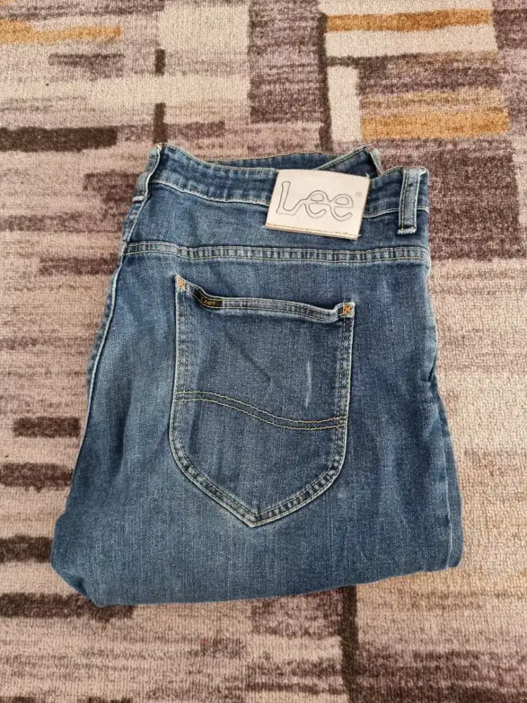 Celana jeans pria Lee original