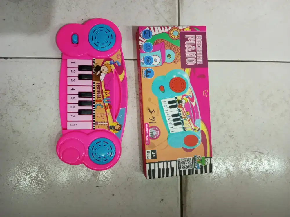 Mainan Anak Piano Baterai
