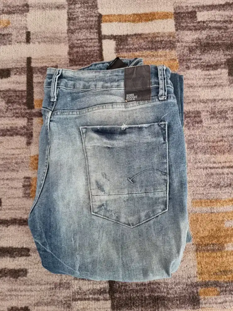 Celana jeans pria Bomb Boogie original grey