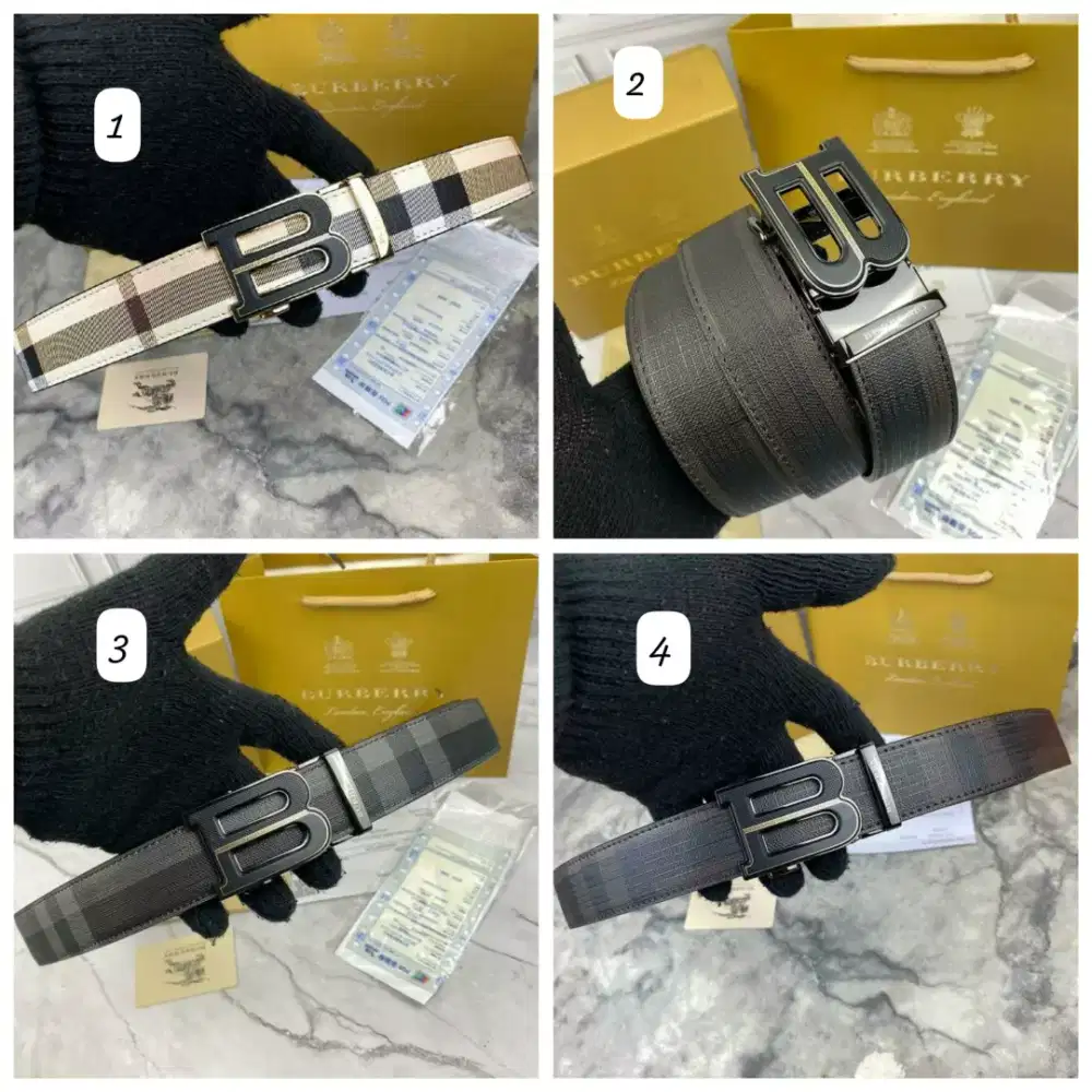 BELT IKAT PINGGANG BURBERRY NEW MODEL fullset box