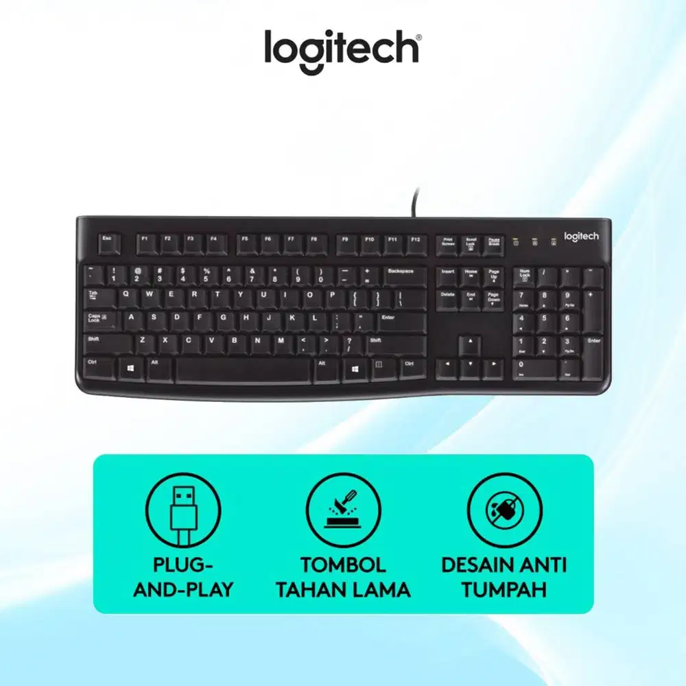JUAL KEYBOARD K120 LOGITECH
