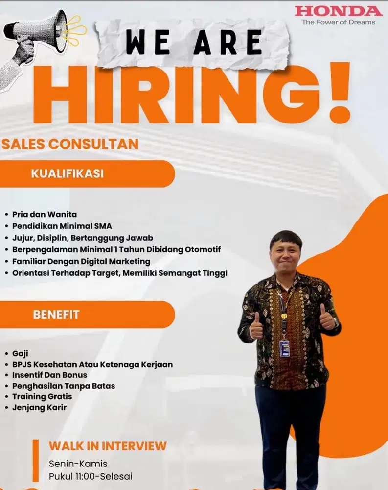 MARKETING / SALES MOBIL HONDA