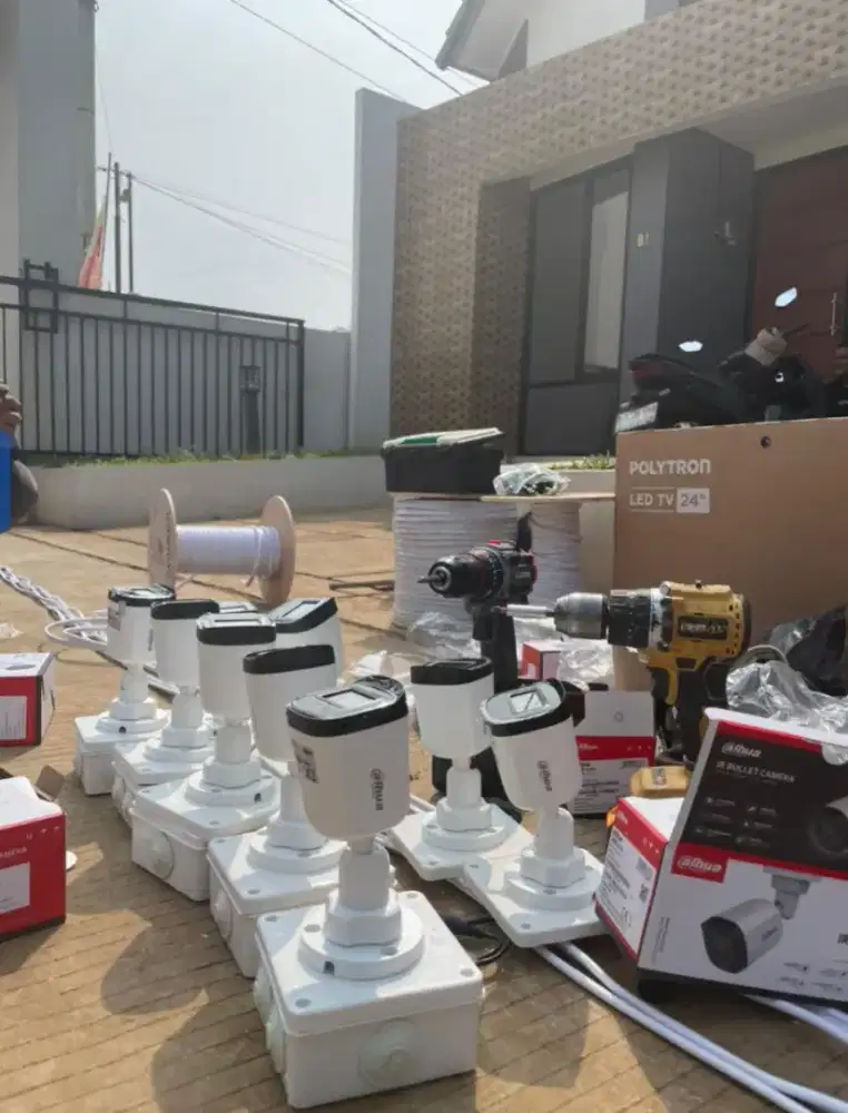 Paket 2 kamera cctv dhuwa