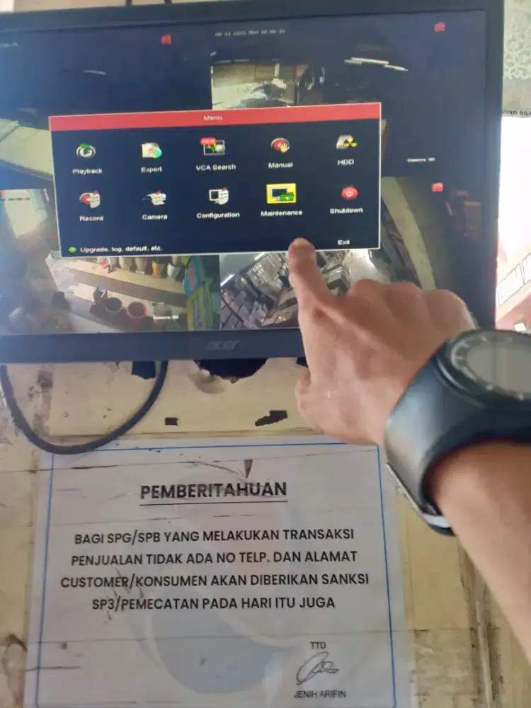 Paket 2 kamera cctv dhuwa