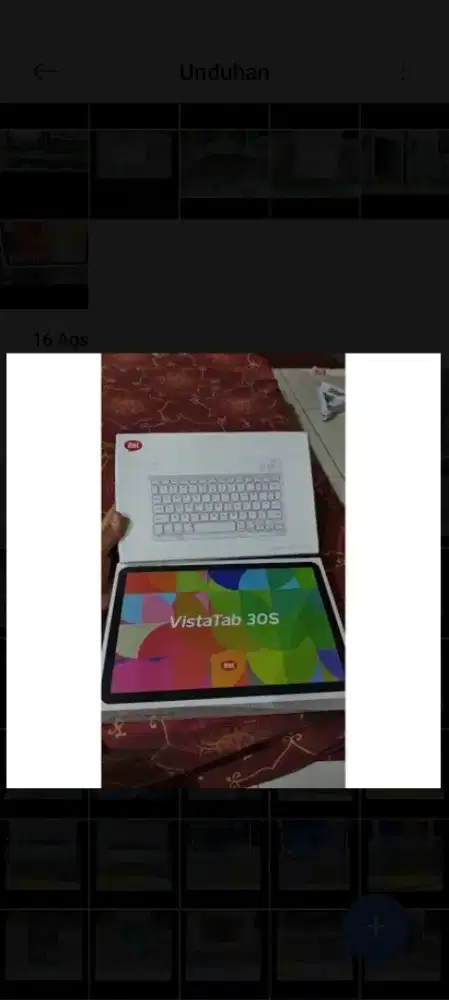 Tablet itel vista tab 30S sinyal 4G LTE bonus flipcase keyboard