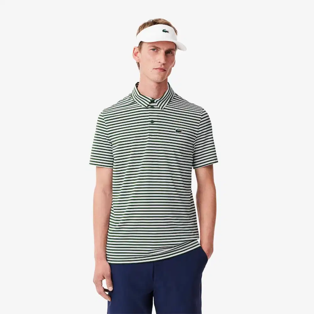 Kaos Polo Golf Lacoste Regular Fit UV Protect Golf Polo Shirt Golf