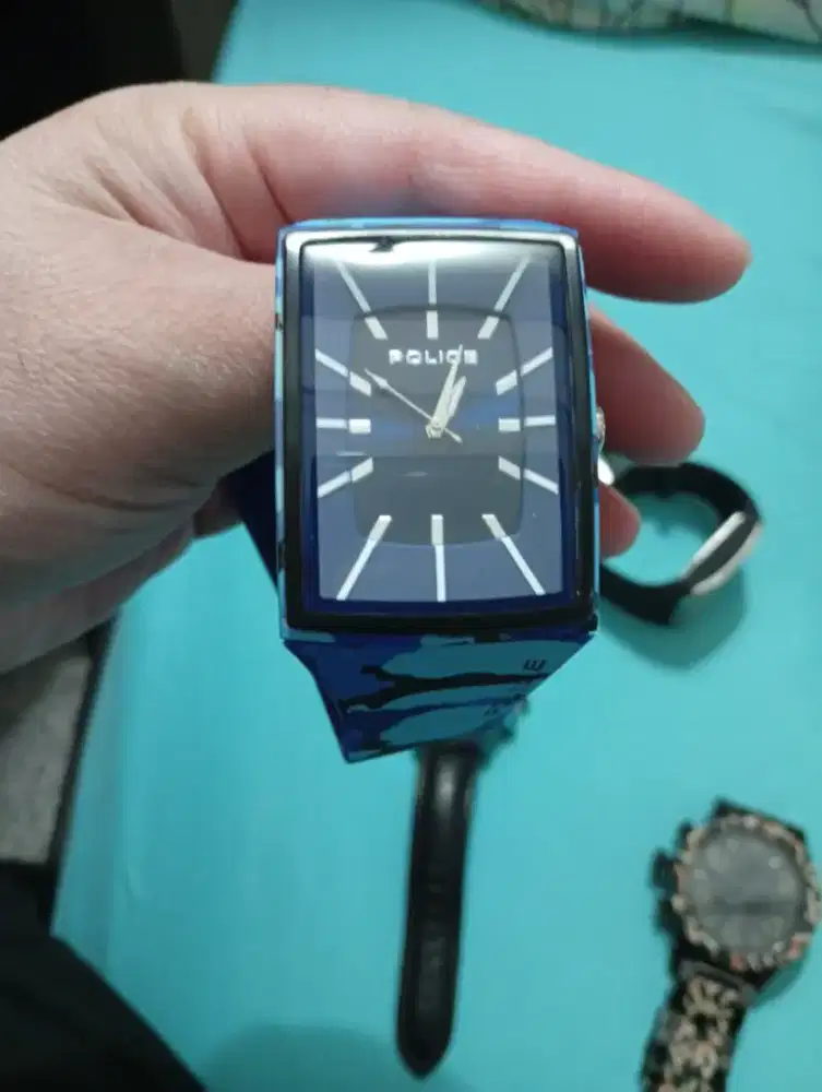 Jam Tangan Police Camo Blue