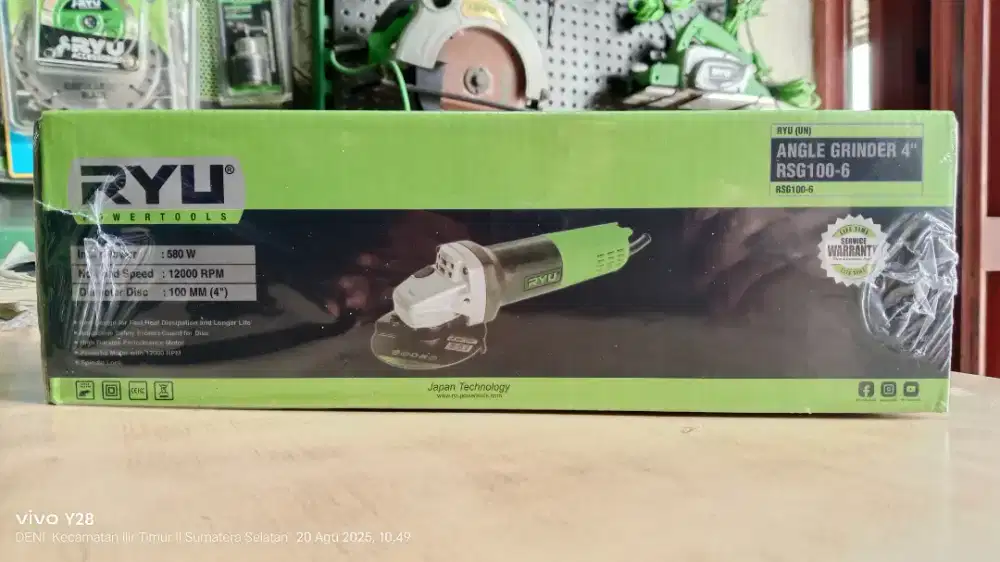 Gerinda new item ryu 4 inch tipe RSG100-6