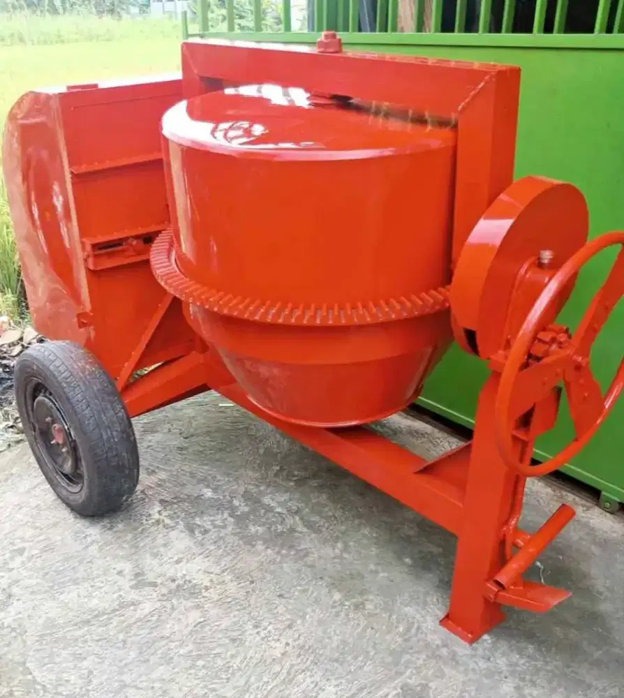 molen cor 50kg ban karet komplit diesel siap pakai