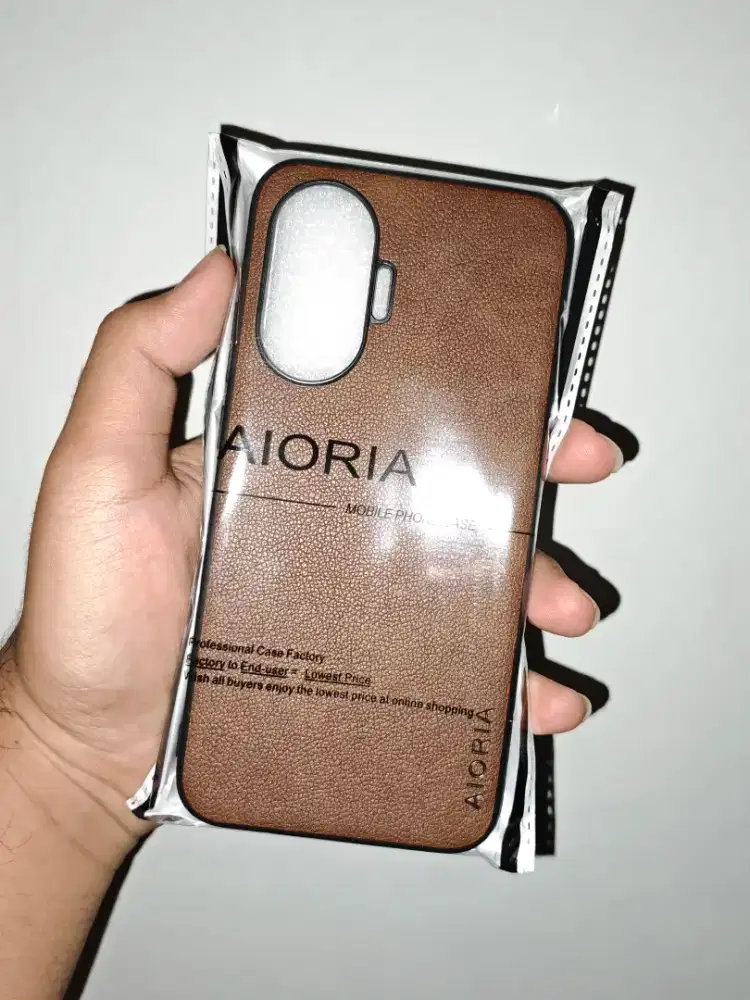 Leather case poco f7 new