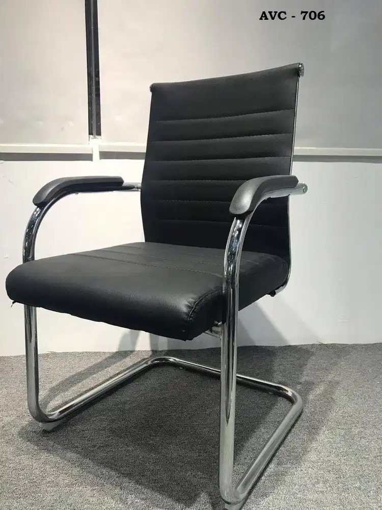 promo sale kursi hadap kulit kantor termurah