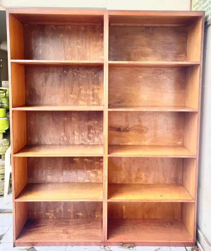 FOR SALE! Lemari Rak Kayu Jati Asli