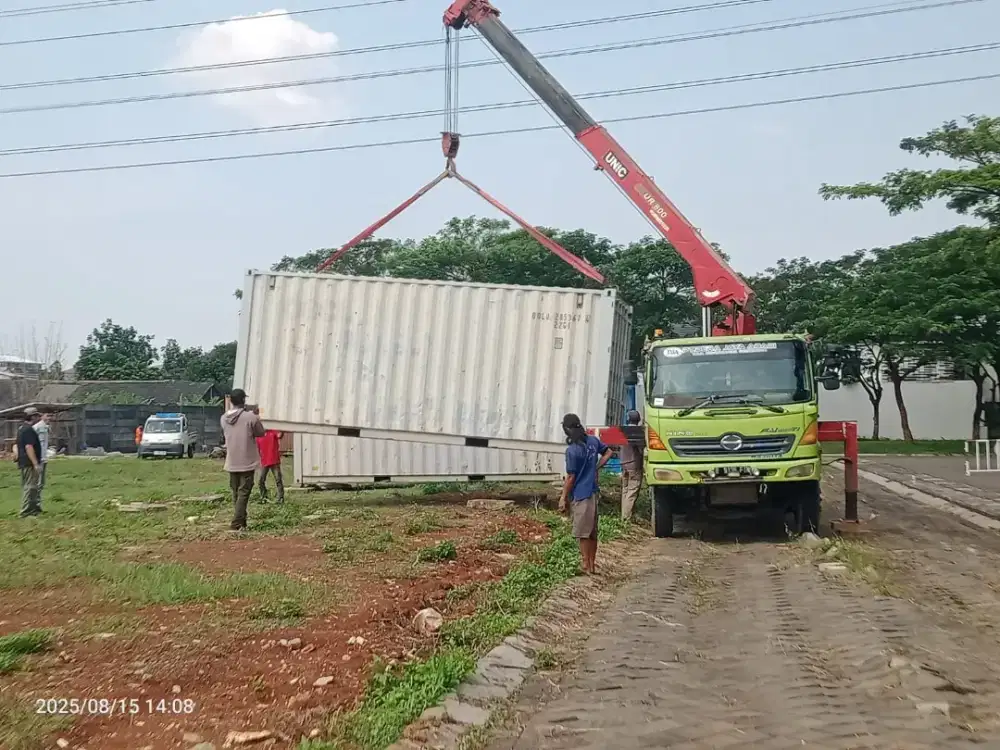 Container 20ft bekas gudang