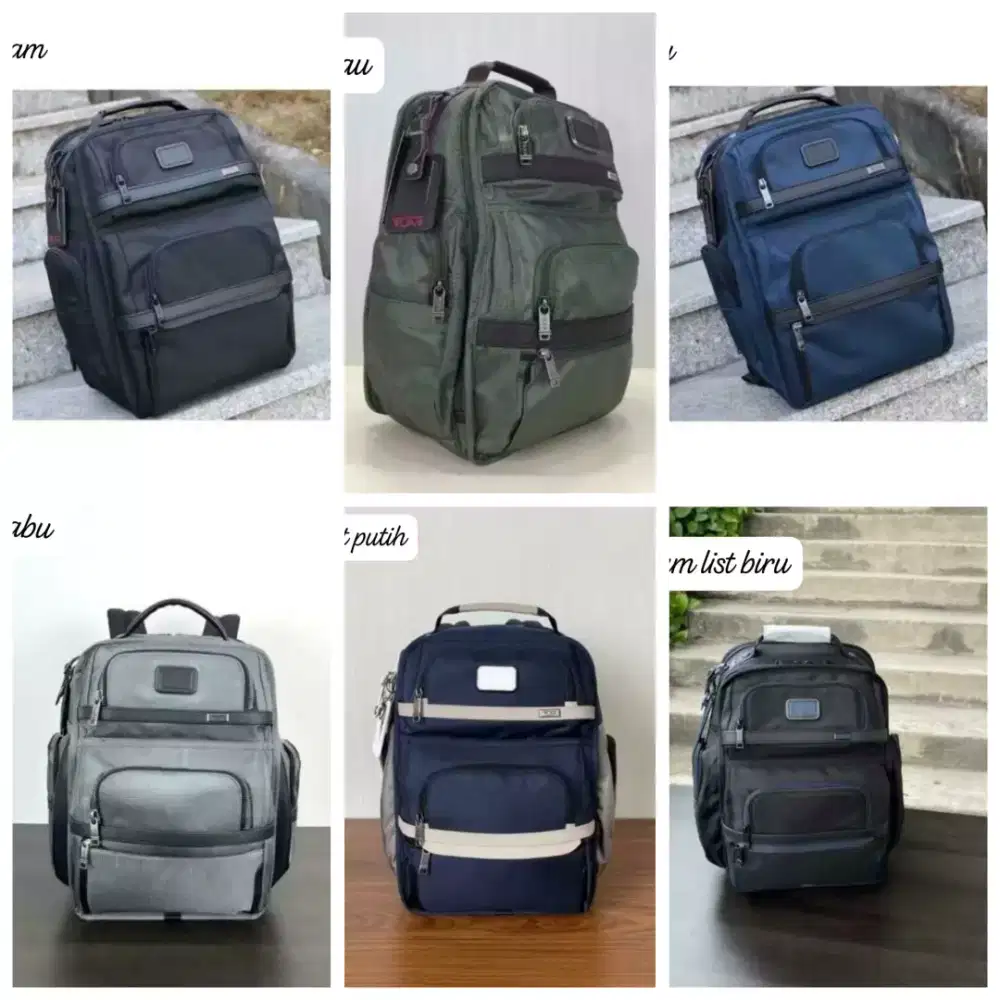 Tas Tumi Alpha Bravo 3 Briefcase New Backpack Tas ransel pria