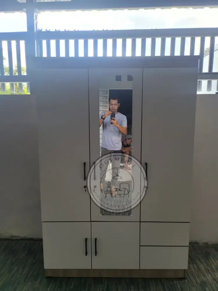 READY LEMARI PAKAIAN SPD 3 PINTU TERMURAH TERLARIS SALE