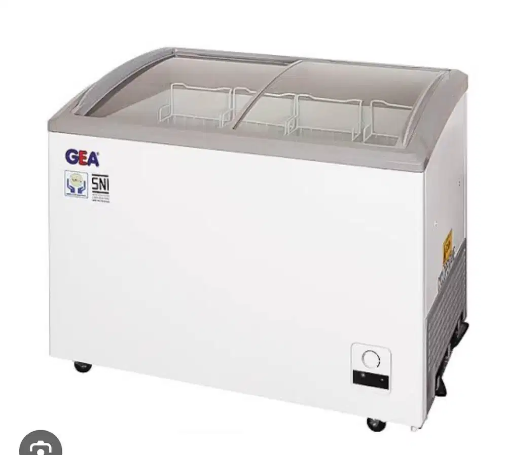 Gea sleeding freezer kaca