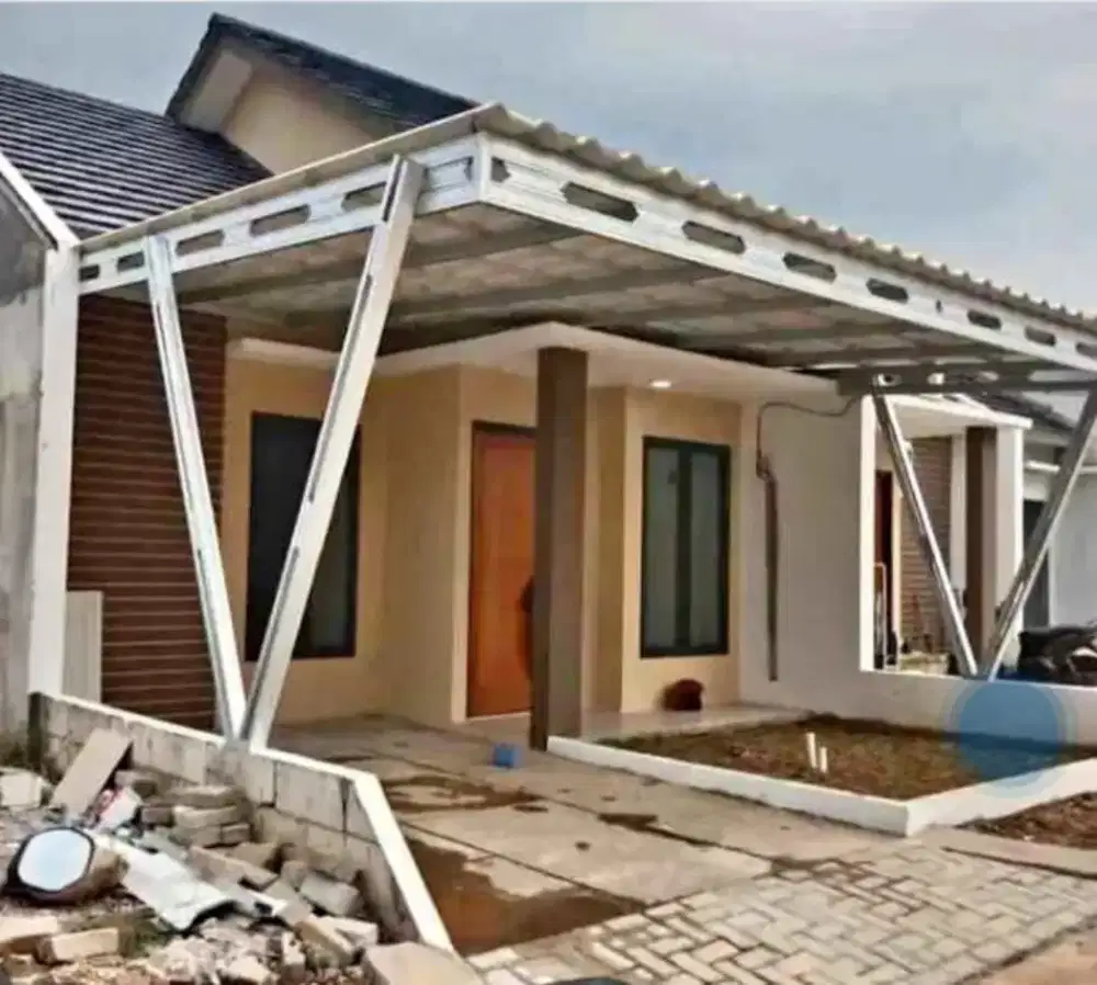 Kanopi minimalis modern sederhana