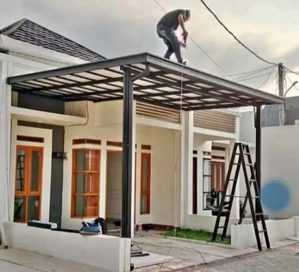 Kanopi minimalis indah dan menarik