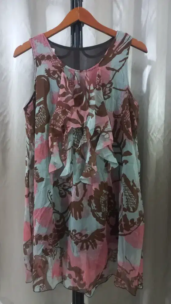 Baju Blouse Atasan tanpa lengan Import