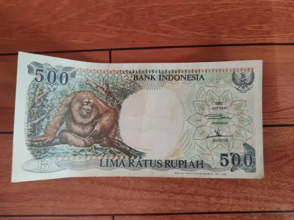 Uang kuno Rp 500 tahun 1992