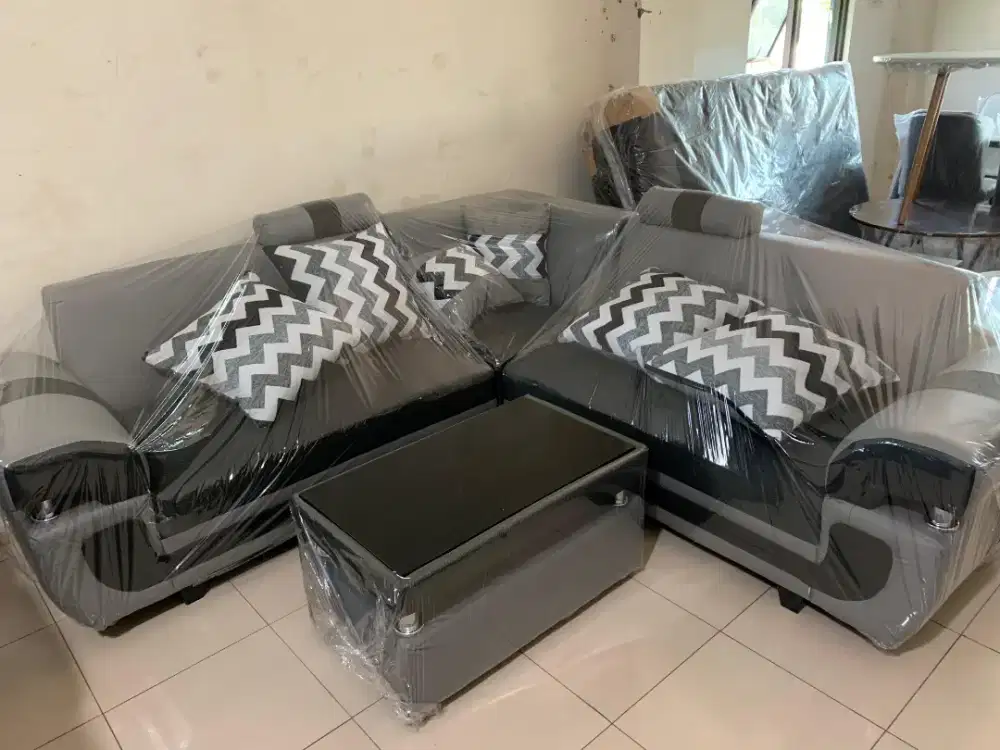 Sofa L Sudut Tangan Sabit