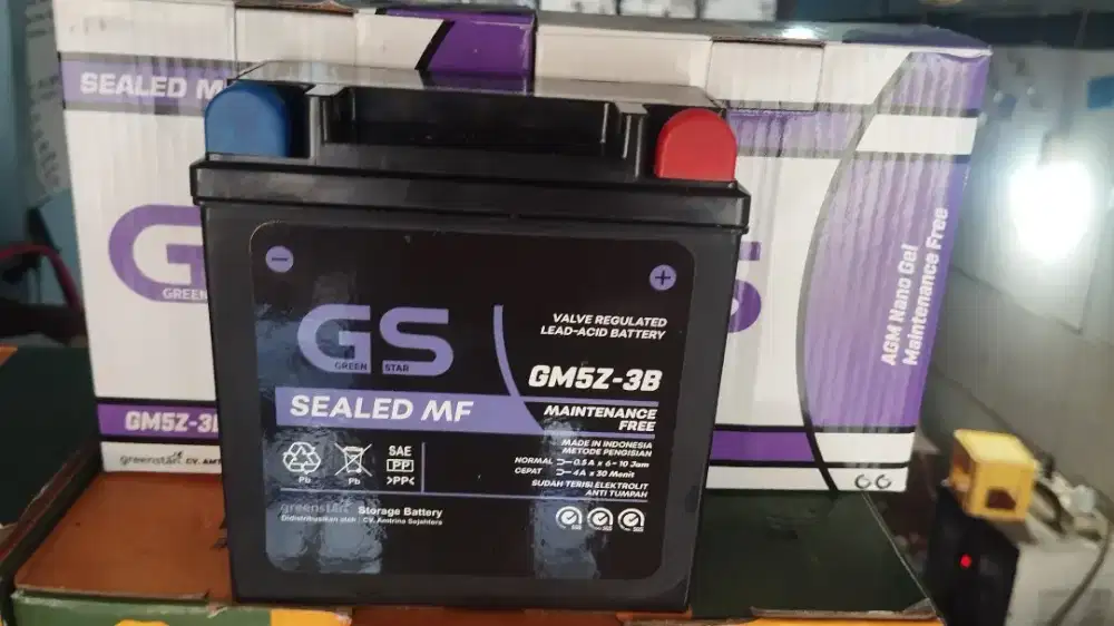 accu aki kering baru MioSporty suprafit vega grand jupiter merk GS