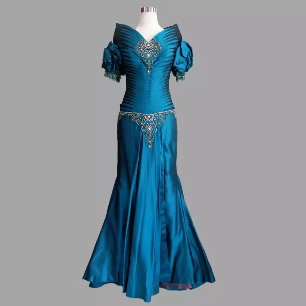 CLEARANCE SALE DISC 75% PRELOVED GREEN MERMAID DRESS