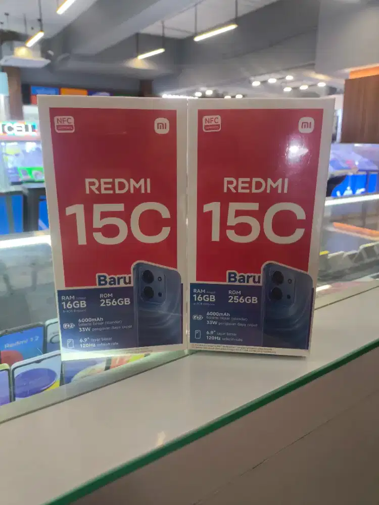 XIAOMI REDMI 15C 6+6/128 NEW GARANSI RESMI