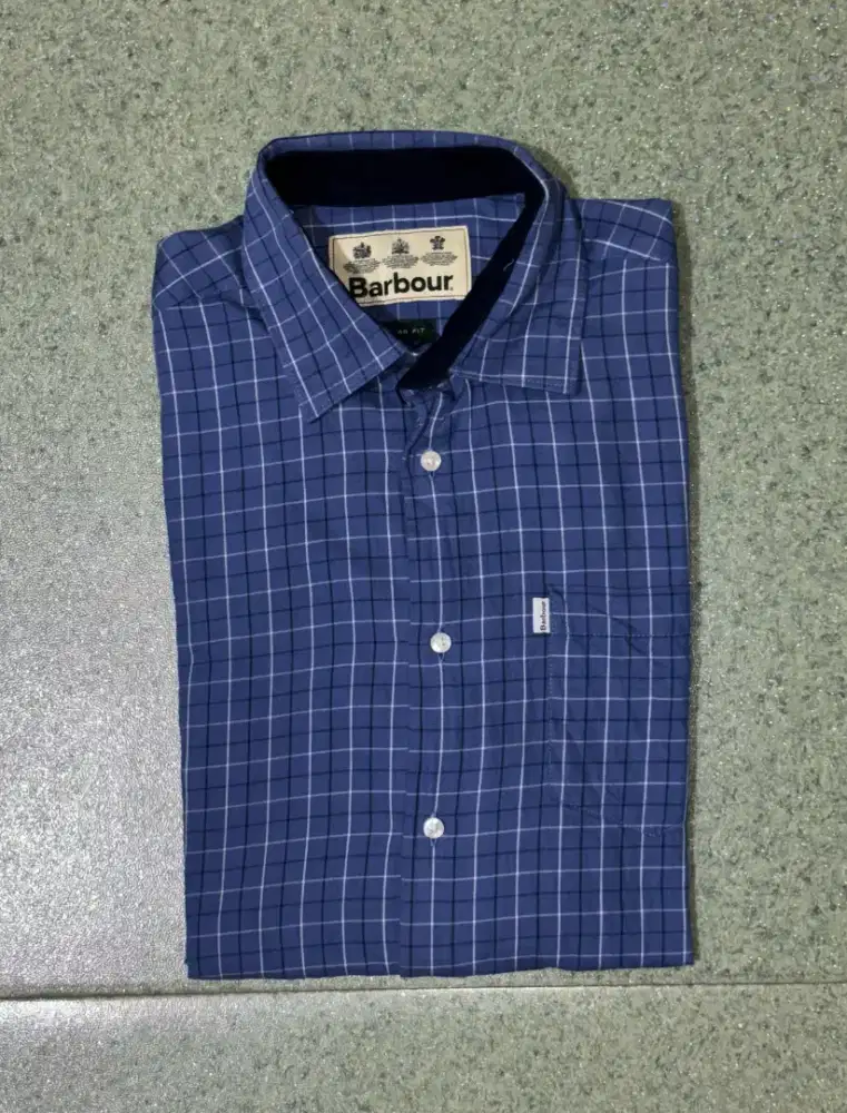 Kemeja Barbour Lengan Panjang