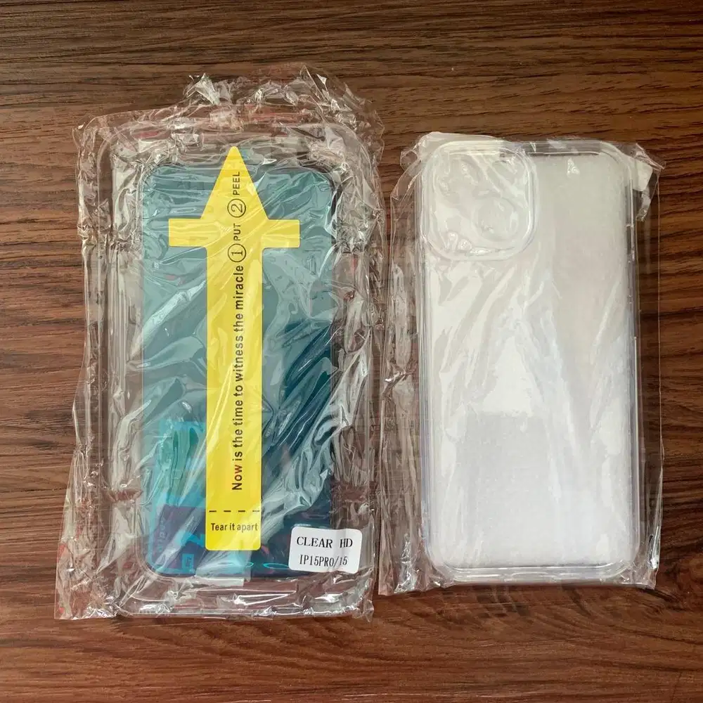 Case & Tempered Glass iPhone 15 | Free Pasang Surabaya | COD / Kirim!