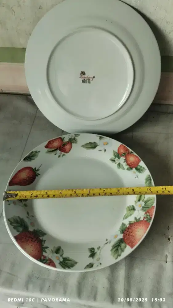 Piring keramik besar 27cm