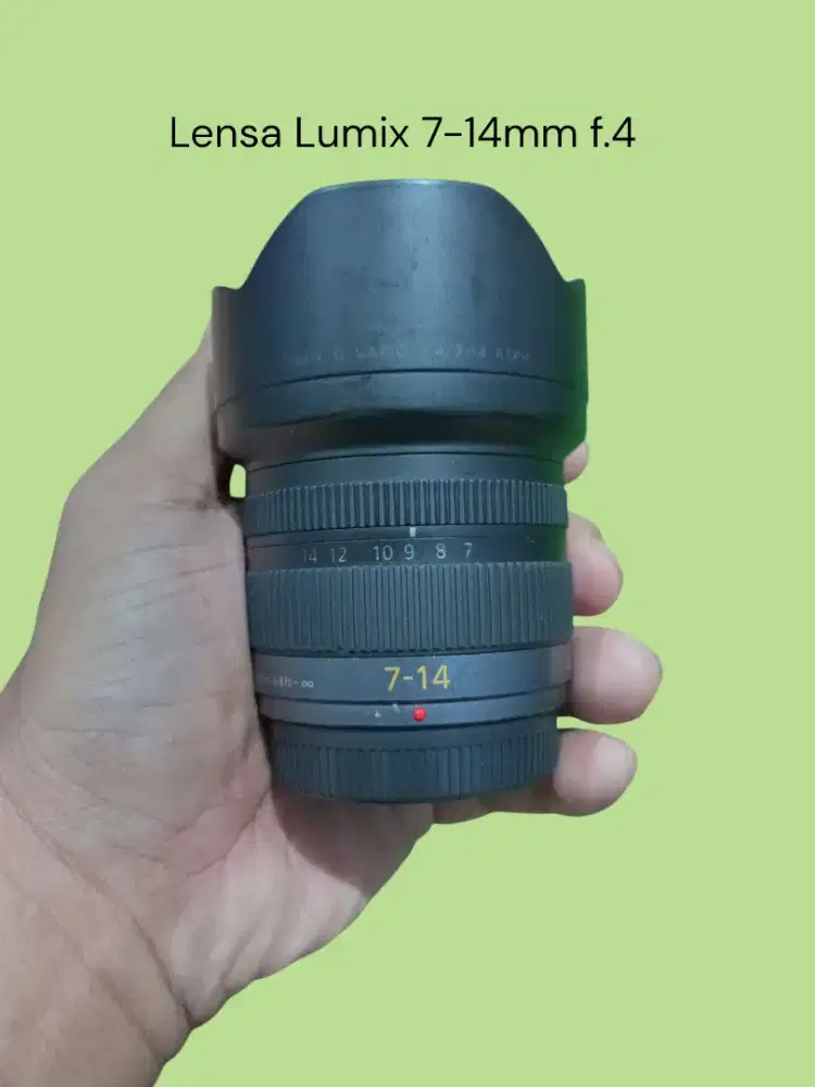 Lensa Lumix 7-14mm f.4 Murah