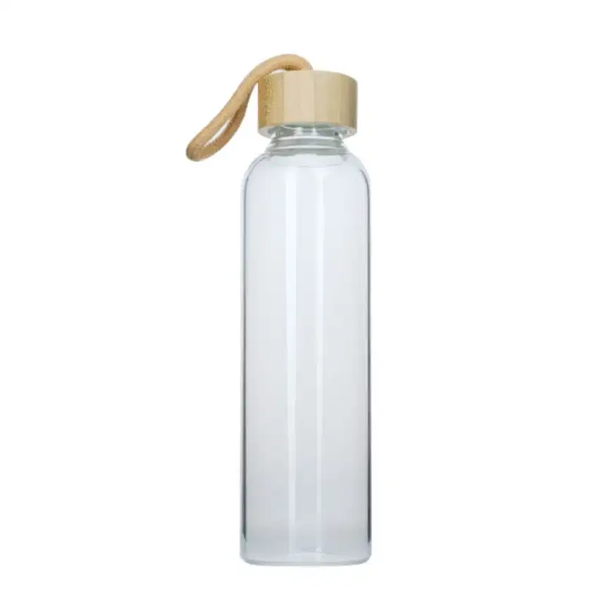 Botol minum kaca borosilikat tinggi, botol minum mewah 700Ml.