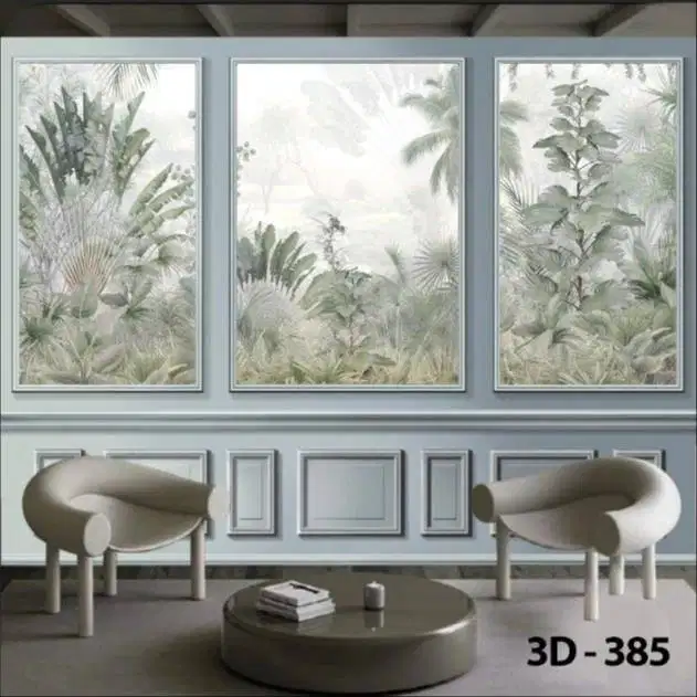 Wallpaper Dinding 3D Custom Desain Korden Gorden Vitrase