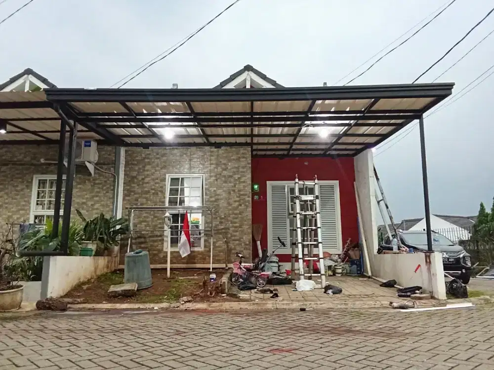 Kanopi besi hollo galfanis