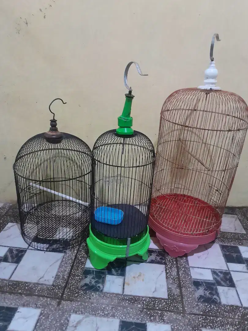 Di jual 3 buah kandang burung HARGA NET NET NOT