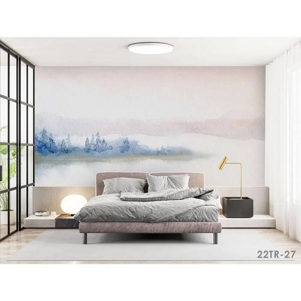 Wallpaper Dinding 3D Custom Desain Korden Gorden Vitrase