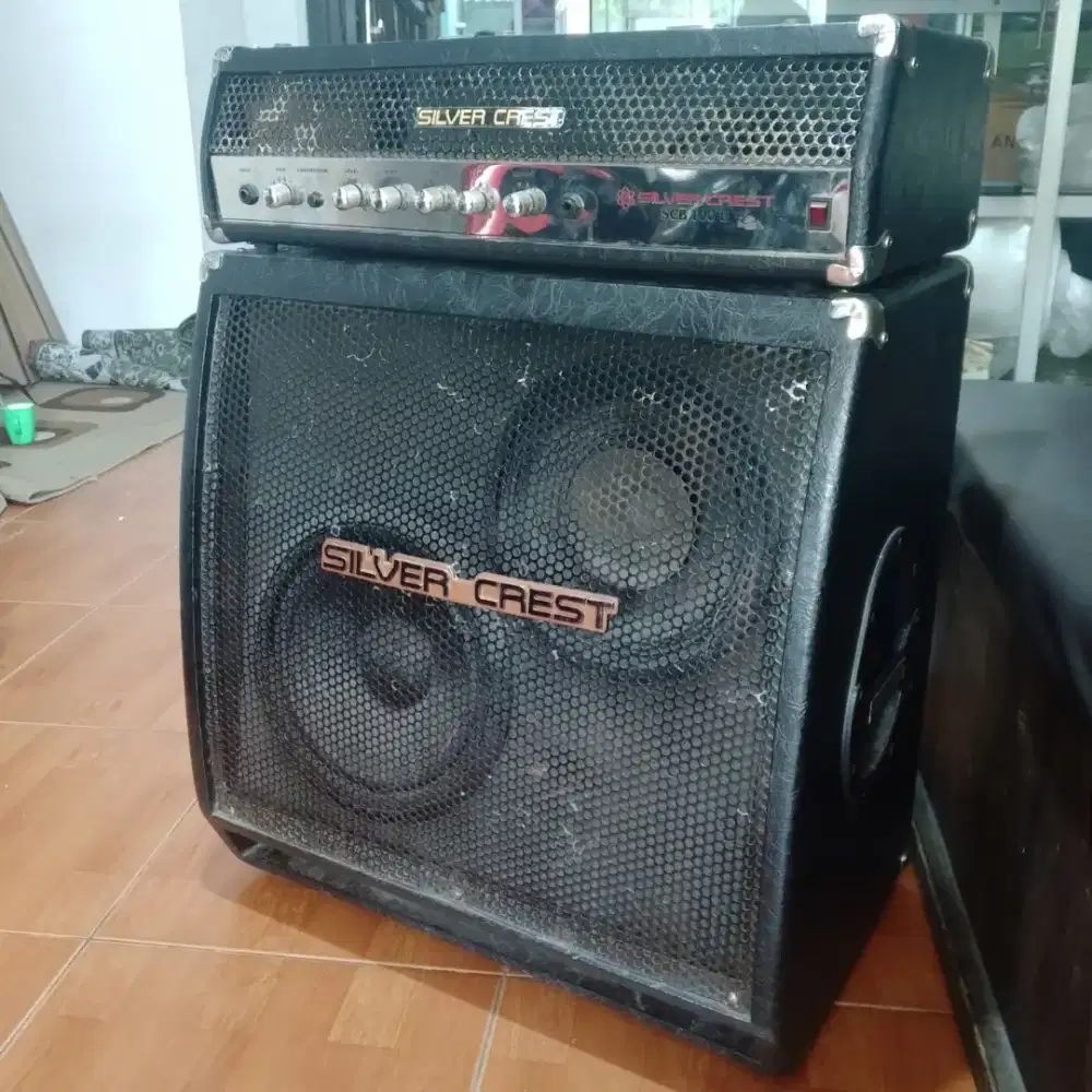 Amplifier Bass Silvercrest Head Cabinet Original