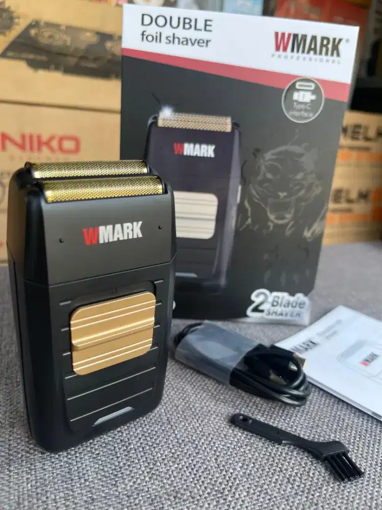 BARU MERK WMARK ORIGINAL SHAVER CUKUR KUMIS DAN JENGGOT