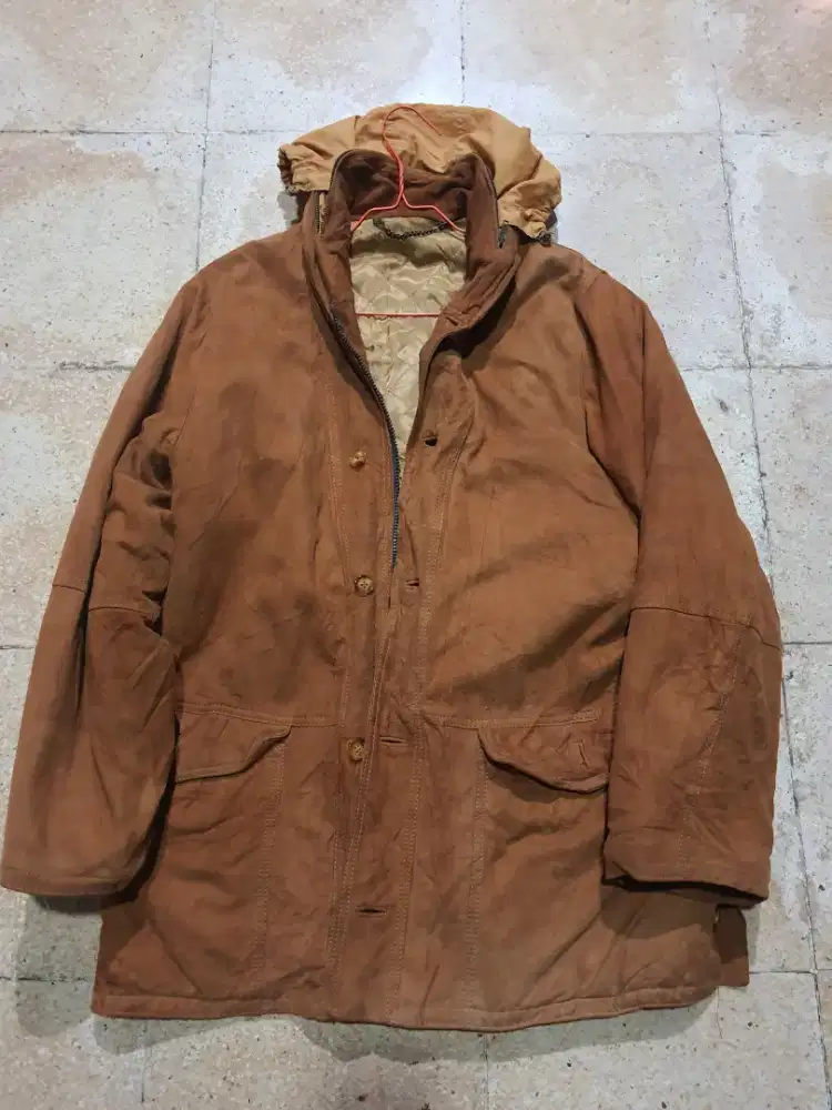 Jaket kulit asli import