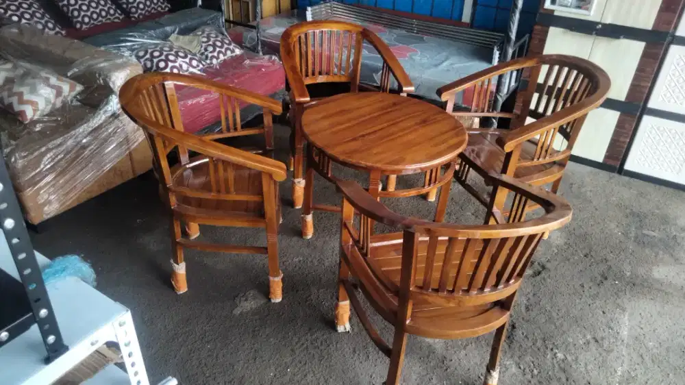 Kursi kayu Jati 4 Kursi