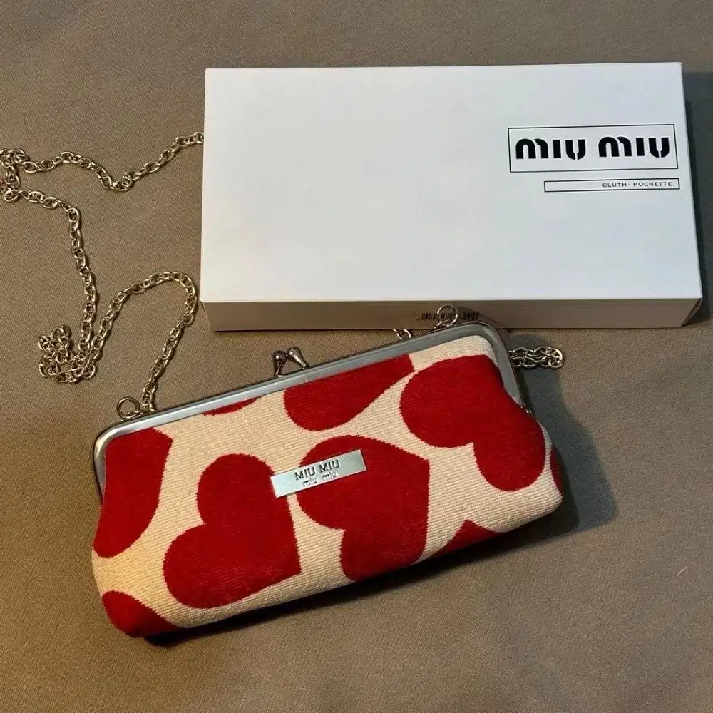 Tas Miumiu Original Vip gift Parfume masih baru