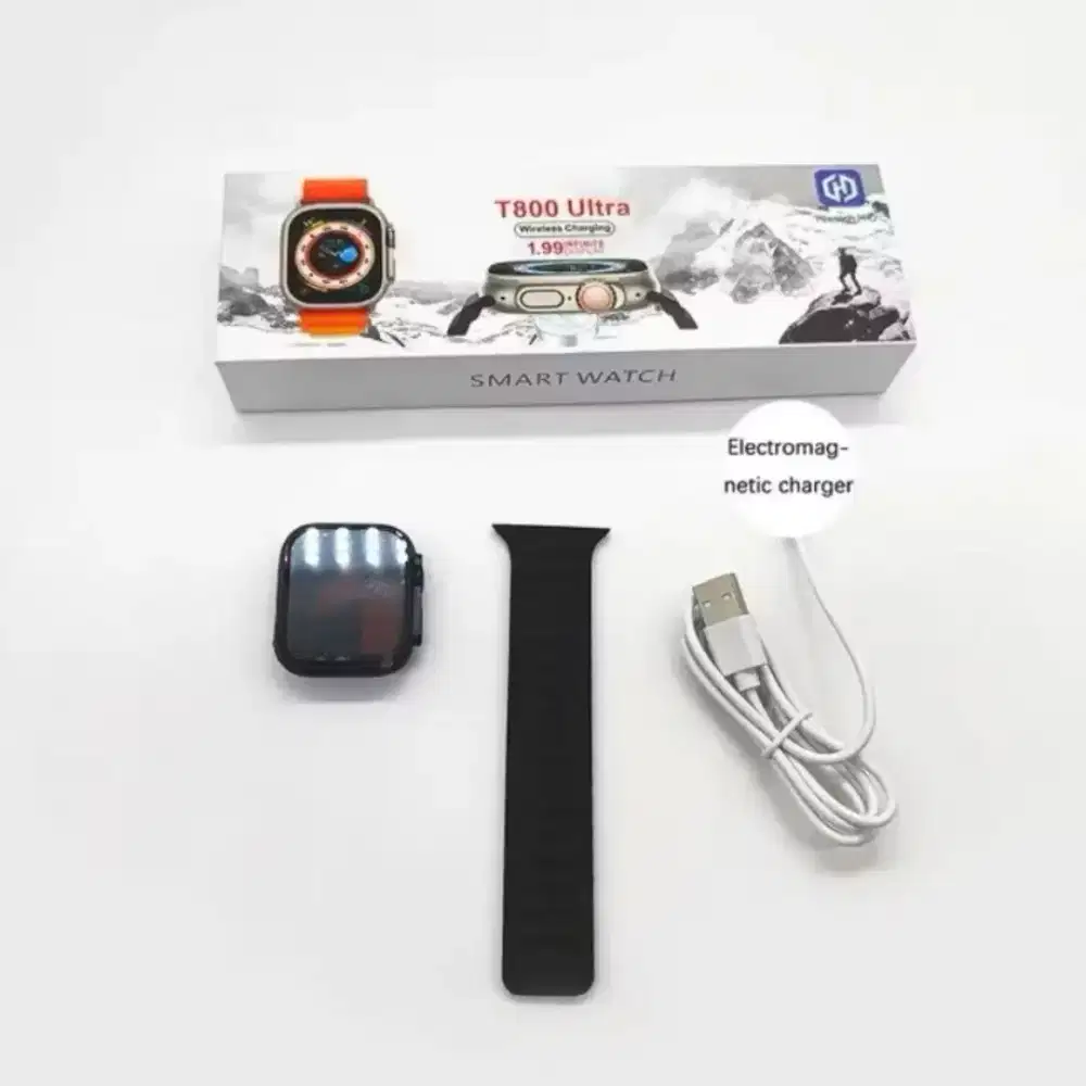 Smartwatch Type T800 warna hitam