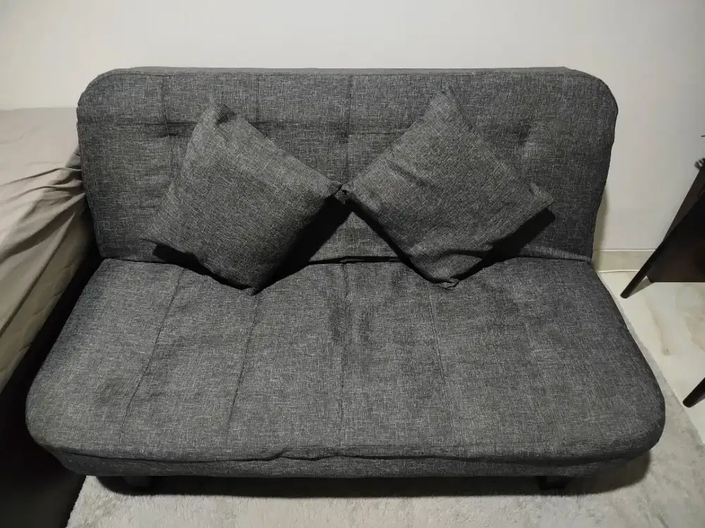 Sofabed 2-Seater - Dark Grey Istimewa