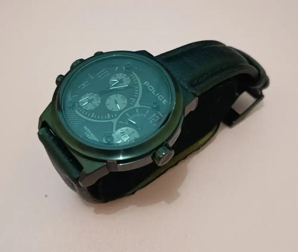 Jam Tangan Police 12739J Dual Time